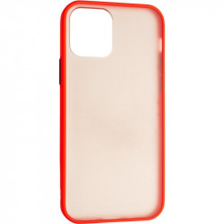 Накладка Gelius Bumper Mat для Apple iPhone 12, iPhone 12 Pro (красного цвета)