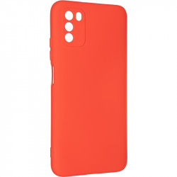 Чехол накладка Full Soft Case для Xiaomi Poco M3 красная