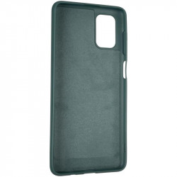 Чехол накладка Full Soft Case Samsung M515 (M51) темно-зеленая