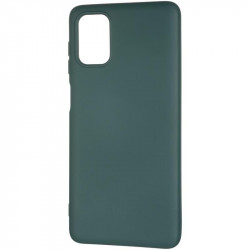 Чехол накладка Full Soft Case Samsung M515 (M51) темно-зеленая