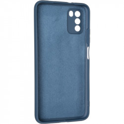 Чехол накладка Full Soft Case для Xiaomi Poco M3 синяя