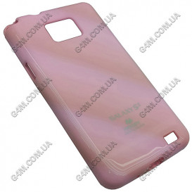 Накладка пластиковая MERCURY для Samsung i9100 Galaxy SII розовая