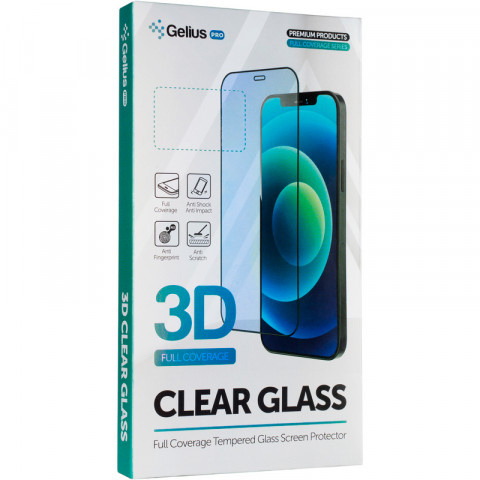 Защитное стекло Gelius Pro для Xiaomi Redmi 9a, 9c (3D стекло черного цвета)
