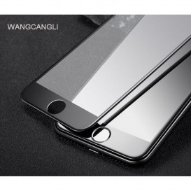 Защитное стекло Optima 5D для Apple iPhone 12, Apple iPhone 12 Pro (черное 5D стекло)