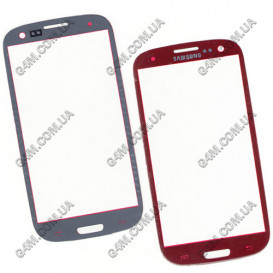 Стекло сенсорного экрана для Samsung i9300 Galaxy S3, I9305 Galaxy S3 красное