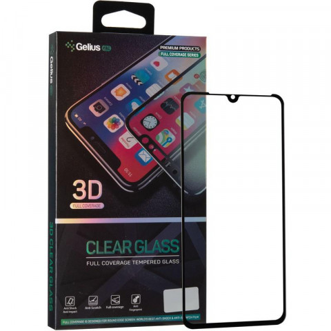Защитное стекло Gelius Pro Clear Glass для Samsung A107 (A10s) (5D стекло черного цвета)
