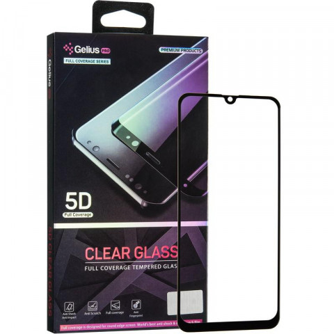 Защитное стекло Gelius Pro Clear Glass для Samsung A507 (A50s) (5D стекло черного цвета)