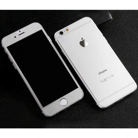 Защитное стекло Magic glass 2 в1 для Apple iPhone 6, Apple iPhone 6S (3D стекло белого цвета)