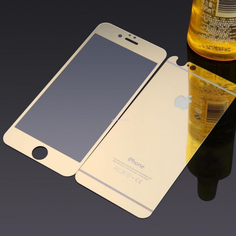 Защитное стекло Magic glass 2 в1 для Apple iPhone 6 Plus, Apple iPhone 6S Plus (3D стекло золотистого цвета)