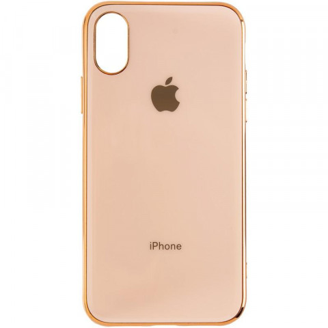 Накладка Anyland Deep Farfor для iPhone XS Max (розового цвета)