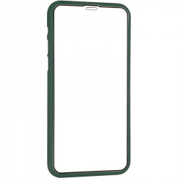 Накладка Gelius Slim Full Cover Case с защитным стеклом для Apple iPhone 11 Pro Max (зеленого цвета)
