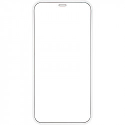 Накладка Gelius Slim Full Cover Case с защитным стеклом для Apple iPhone 12 Pro Max (белого цвета)