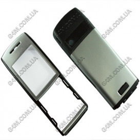 Корпус для Nokia E50 сріблястий, висока якість