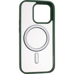 Чехол накладка Bumper Case TPU (MagSafe) для iPhone 14 Pro темно-зелений
