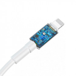 USB дата-кабель Baseus Mini с Type-C на Lightning 18W (CATLSW-02) белый, 1 метр