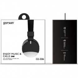 Гарнітура Bluetooth GORSUN GS-E86 чорна
