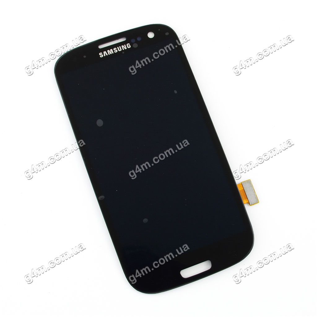 Дисплей Samsung i9300 Galaxy S3, i9305 Galaxy S3, i9300i Galaxy S3 Duos,  i9308i Galaxy S3 Duos черный с тачскрином, снятый с телефона